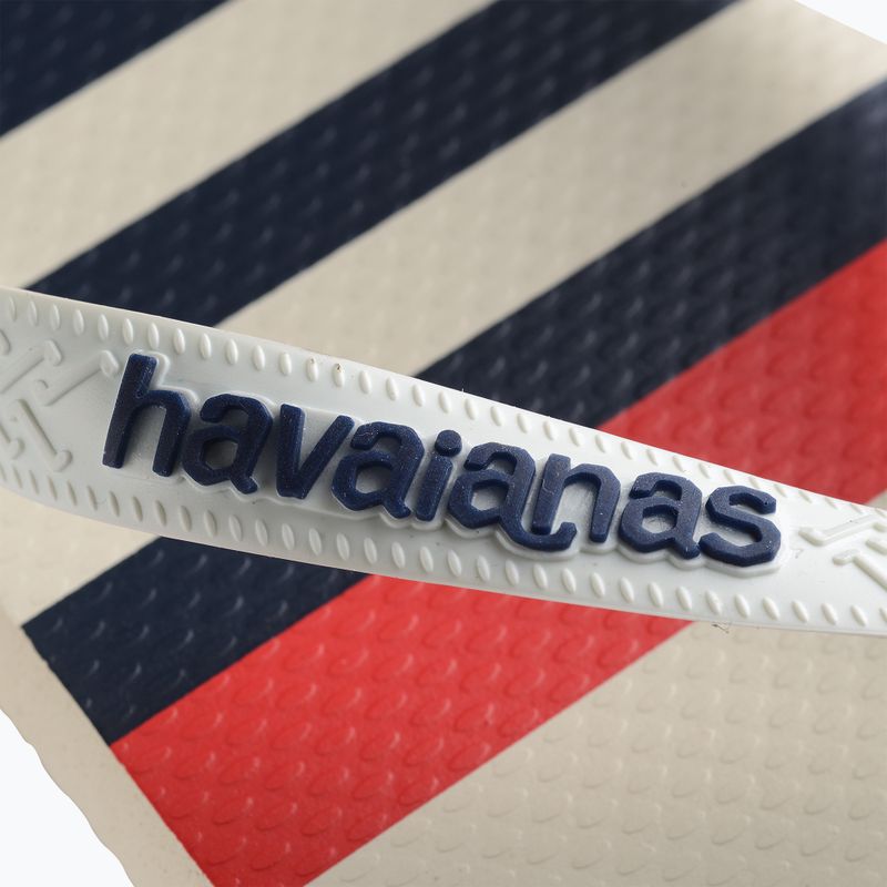 Žabky Havaianas Top Nautical bílá / bílá / námořnická modrá 12