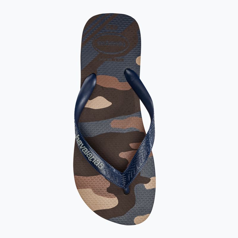 Pánské žabky Havaianas Top Camu dark brown 5