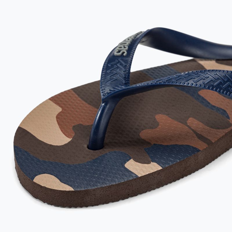 Pánské žabky Havaianas Top Camu dark brown 7