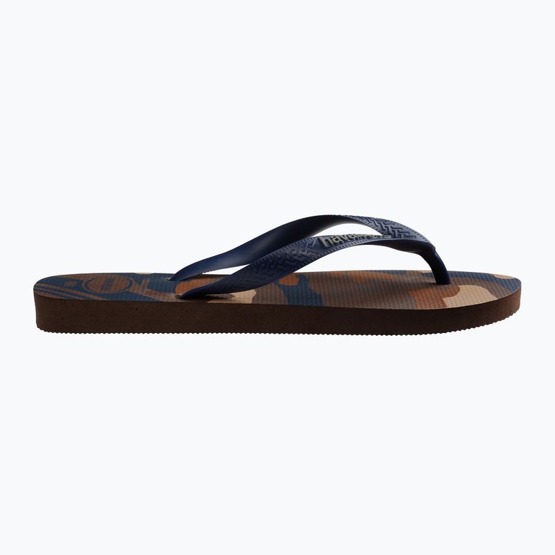 Pánské žabky Havaianas Top Camu dark brown 9