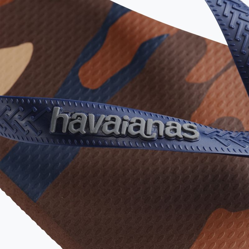 Pánské žabky Havaianas Top Camu dark brown 12