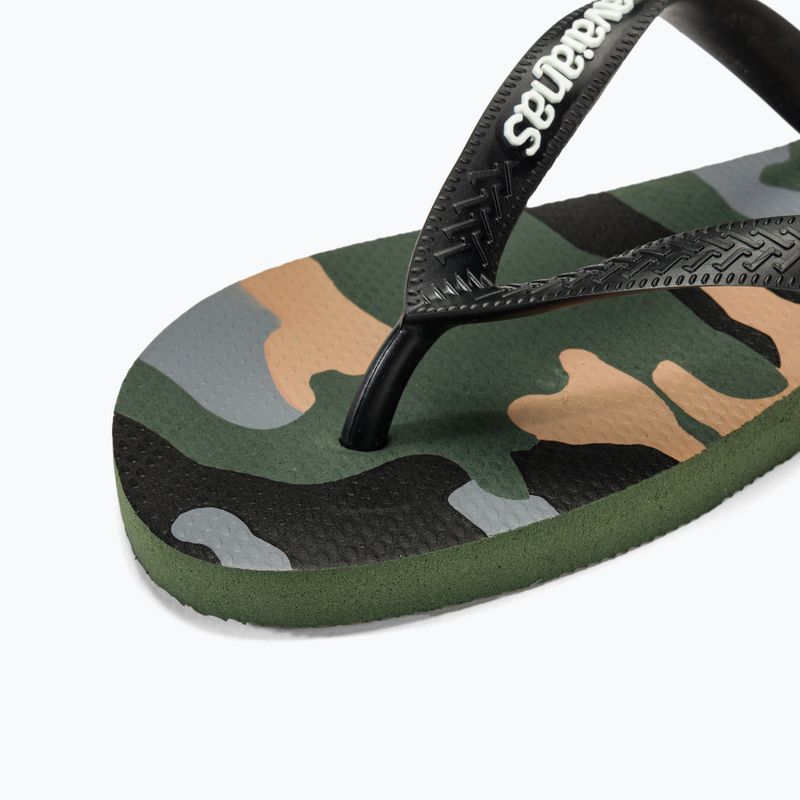 Pánské žabky Havaianas Top Camu green olive / black 7