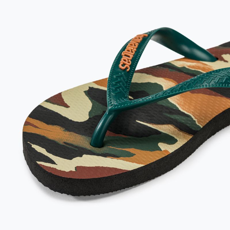 Pánské žabky Havaianas Top Camu black / pantanal green 7