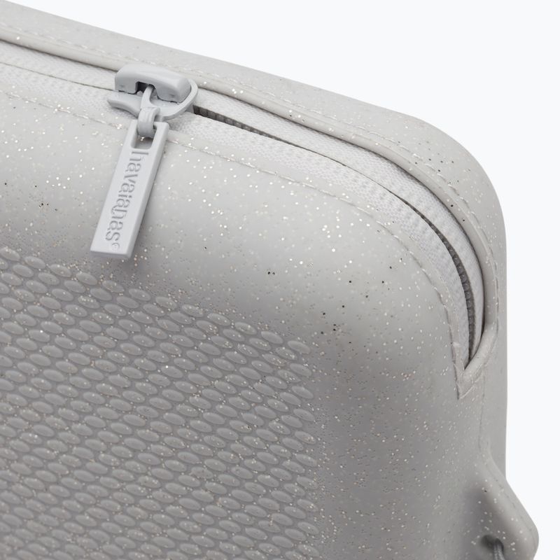 Kosmetická taška Havaianas Beach Necessaire Glitter silver 3