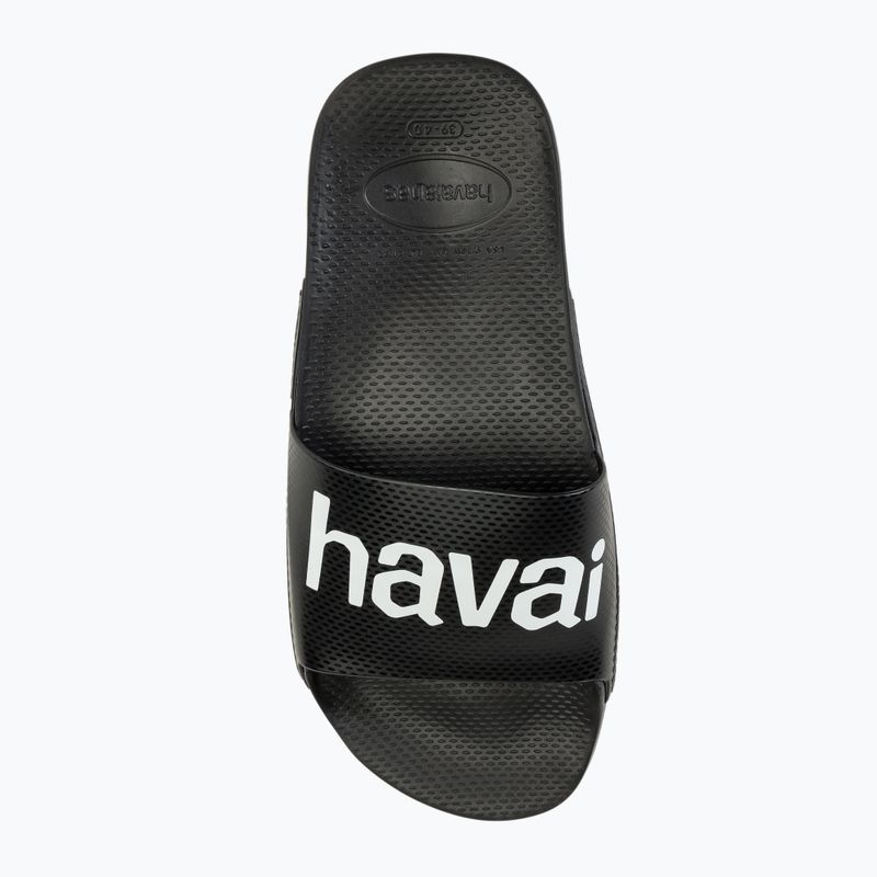 Žabky Havaianas Classic Logomania black / black 6