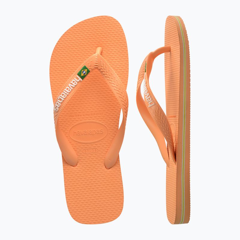 Žabky Havaianas Brasil Logo peach 11