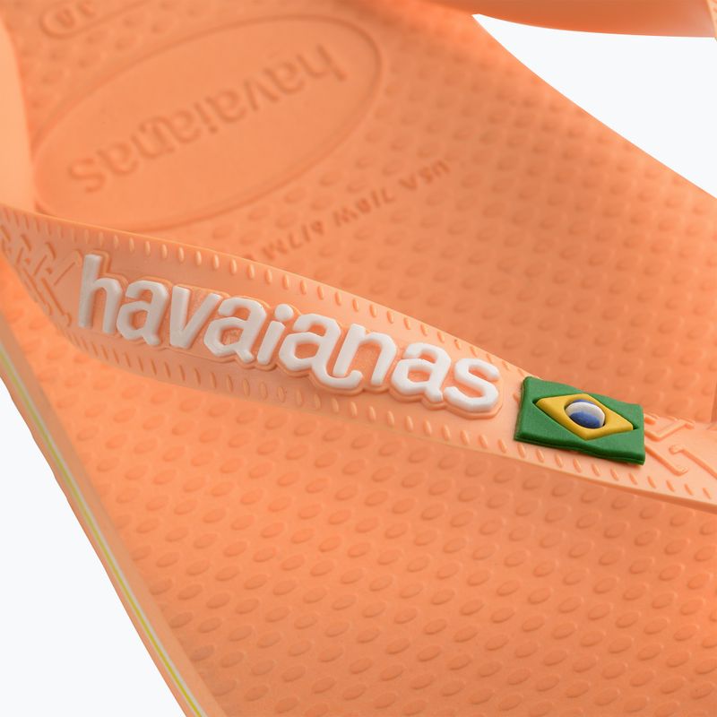Žabky Havaianas Brasil Logo peach 12