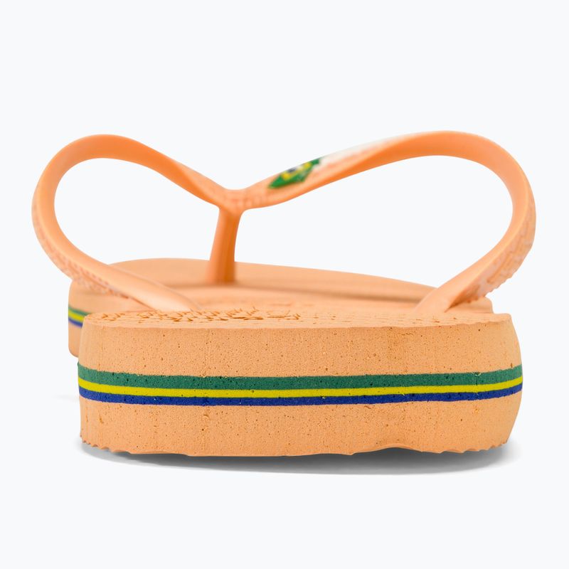 Žabky Havaianas Brasil Logo peach 6