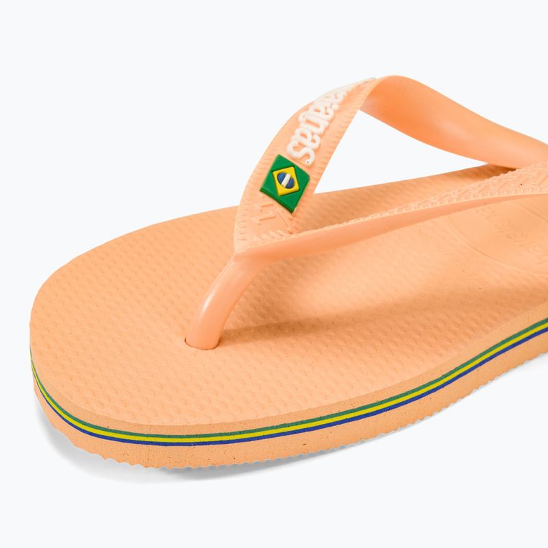 Žabky Havaianas Brasil Logo peach 7