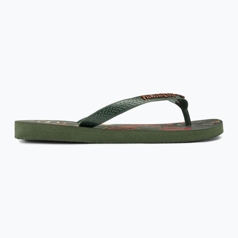 Pánské žabky Havaianas Top Tribo olivově zelené 2