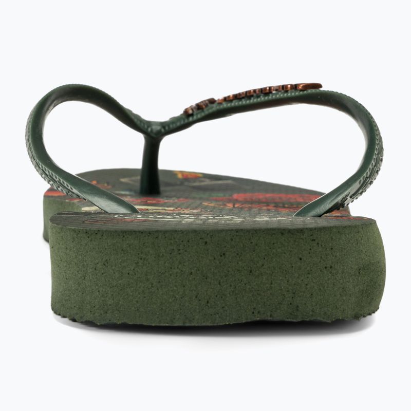 Pánské žabky Havaianas Top Tribo olivově zelené 6