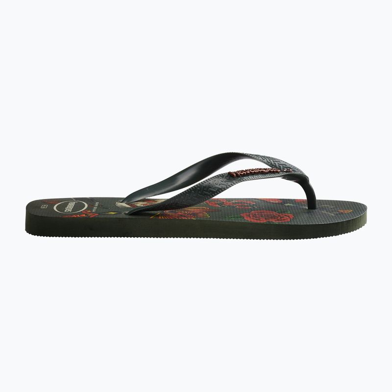 Pánské žabky Havaianas Top Tribo olivově zelené 11