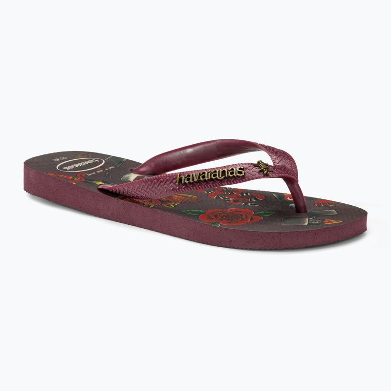 Pánské žabky Havaianas Top Tribo dark brown