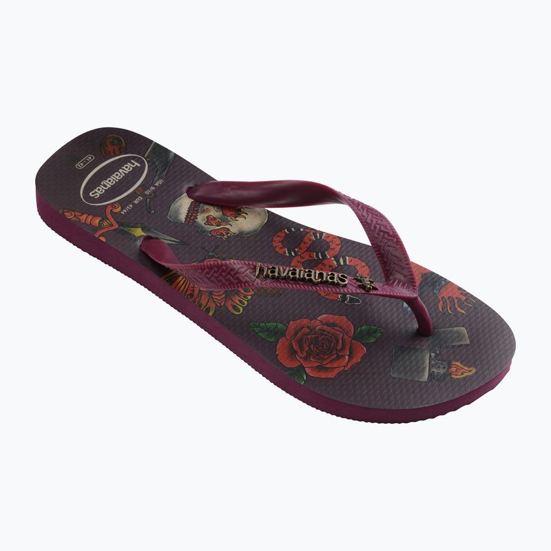 Pánské žabky Havaianas Top Tribo dark brown 10