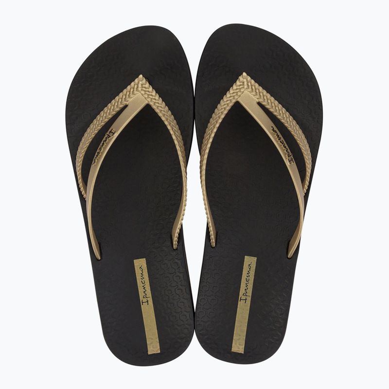 Dámské žabky Ipanema Bossa Soft V black/gold 2