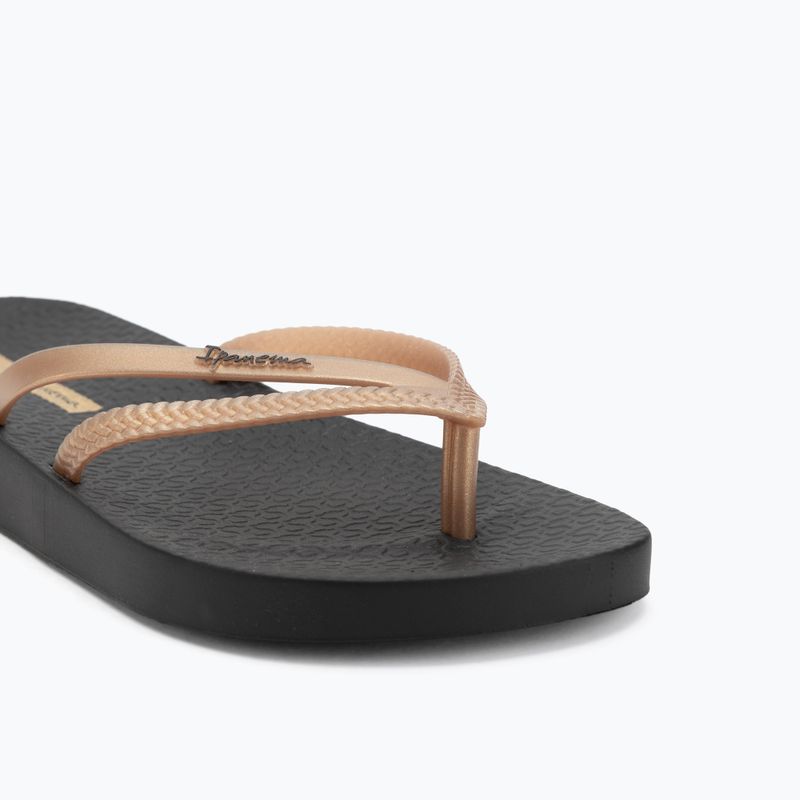 Dámské žabky Ipanema Bossa Soft V black/gold 7
