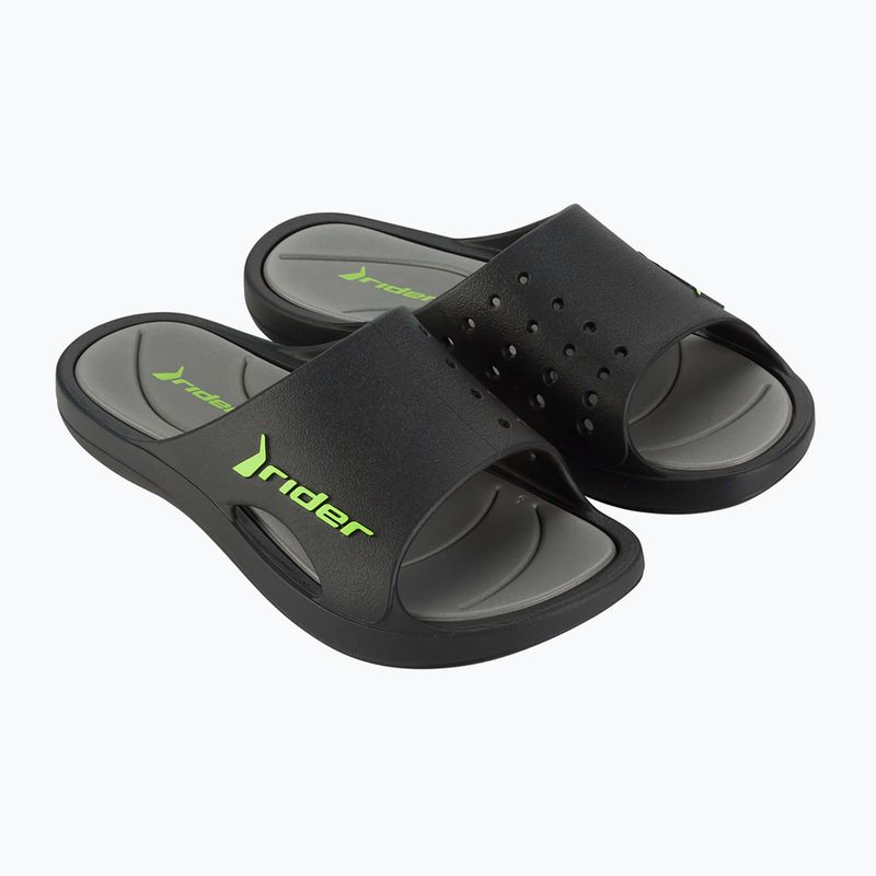 Pánské nazouváky RIDER Bay XIII black/gred