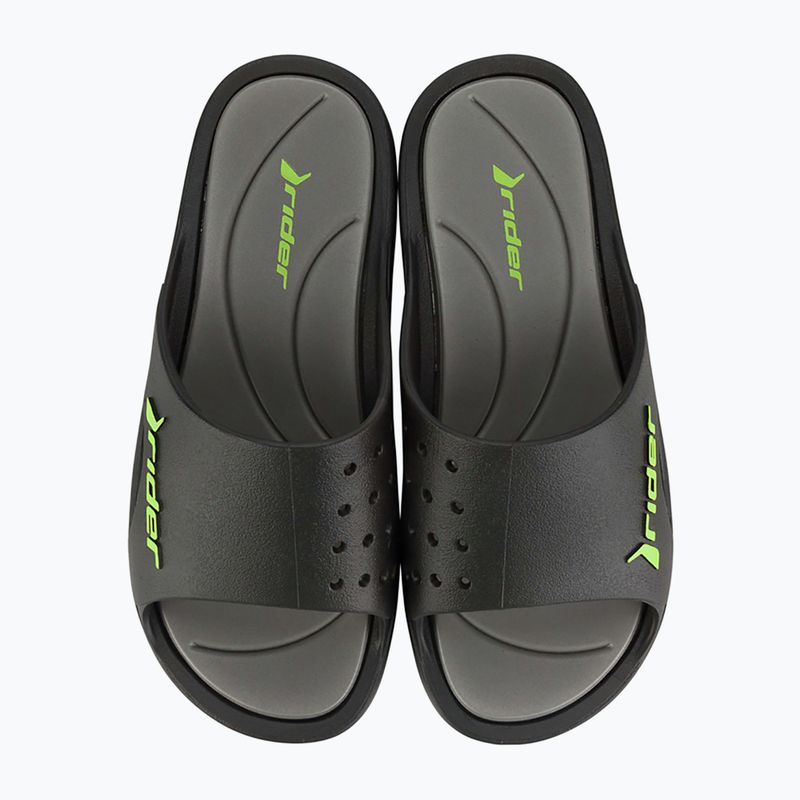 Pánské nazouváky RIDER Bay XIII black/gred 2