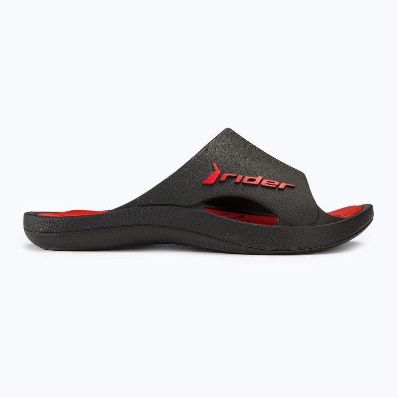 Pánské pantofle  RIDER Bay XIII black/red 2