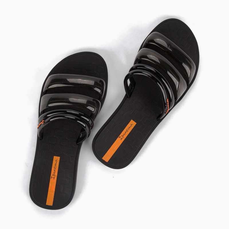 Dámské pantofle Ipanema Puffer Slide black/orange 8