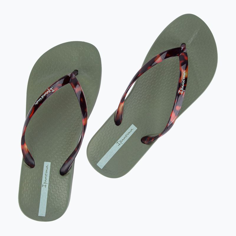 Dámské žabky  Ipanema Anat Connect green/clear 8