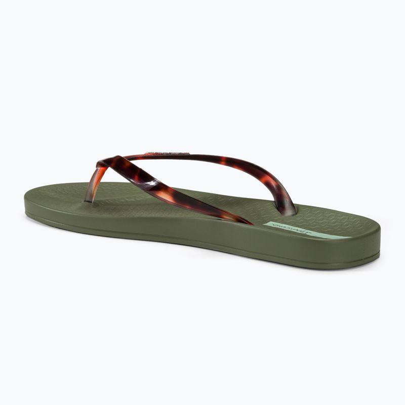 Dámské žabky  Ipanema Anat Connect green/clear 3