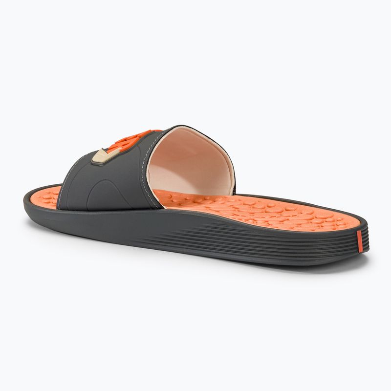 Pánské pantofle  RIDER Pump Slide AD  grey/dark grey/orange 3