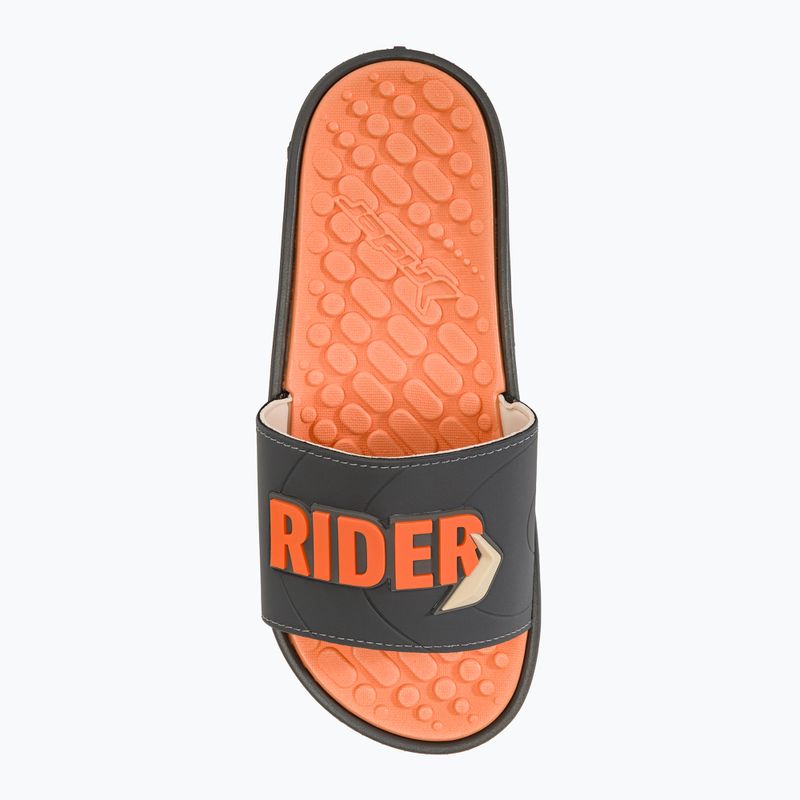 Pánské pantofle  RIDER Pump Slide AD  grey/dark grey/orange 5