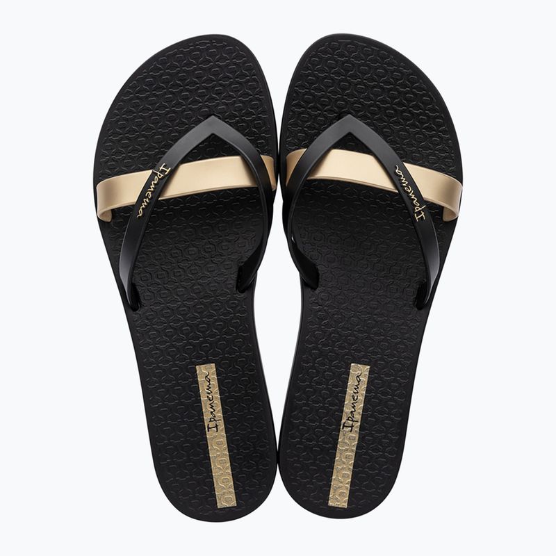 Dámské žabky Ipanema Kirei black/gold 2