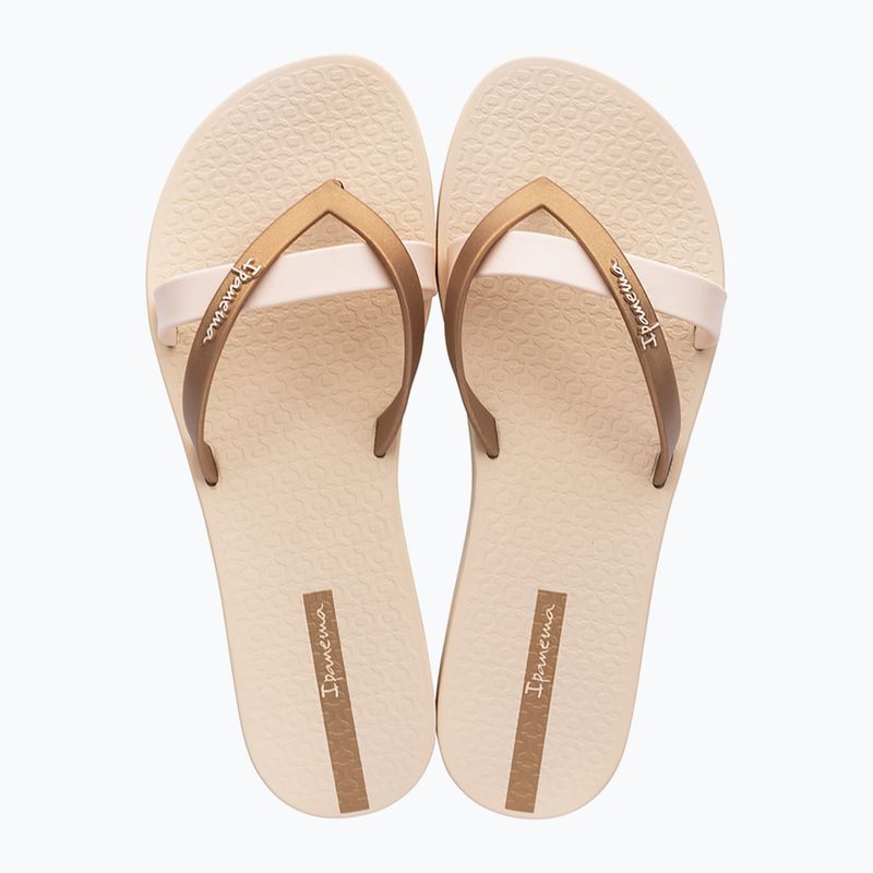 Dámské žabky Ipanema Kirei beige/gold 2