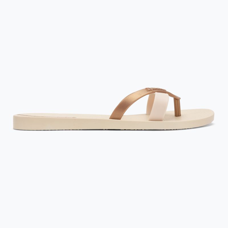 Dámské žabky Ipanema Kirei beige/gold 2