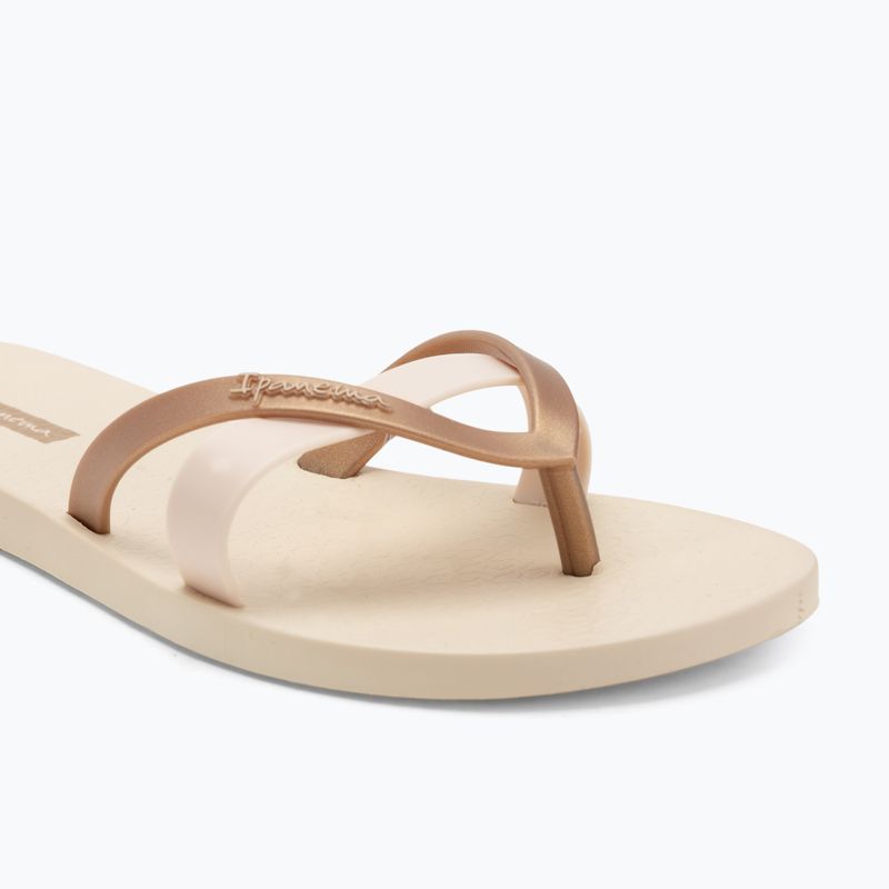Dámské žabky Ipanema Kirei beige/gold 7