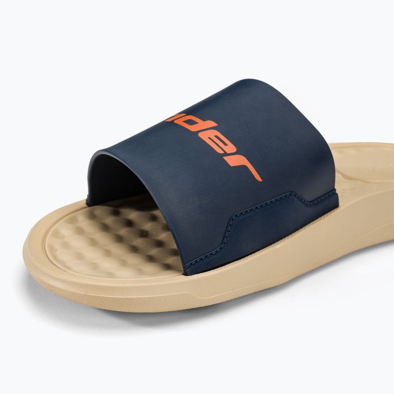 Pánské žabky RIDER Step Slide beige/blue/orange 7