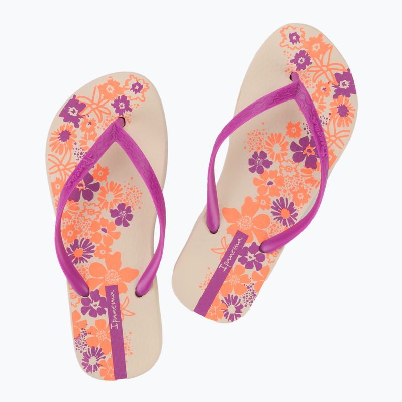 Dámské žabky Ipanema Classic Happy XII beige/pink/orange 3