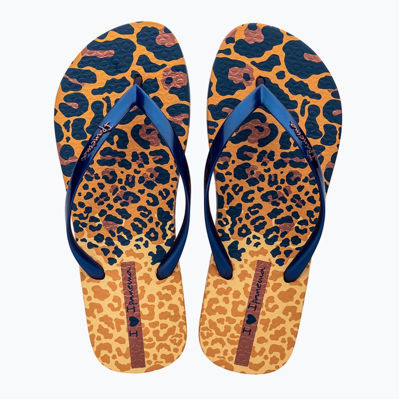 Dámské žabky Ipanema Animal Print VI yellow/pearly blue 2