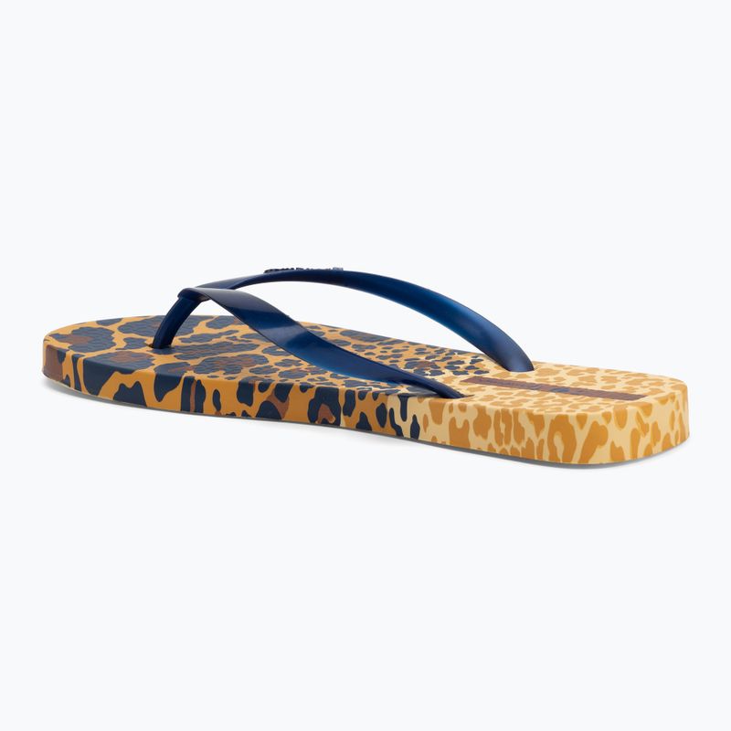 Dámské žabky Ipanema Animal Print VI yellow/pearly blue 3