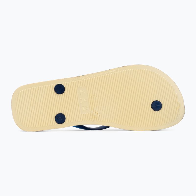 Dámské žabky Ipanema Animal Print VI yellow/pearly blue 4