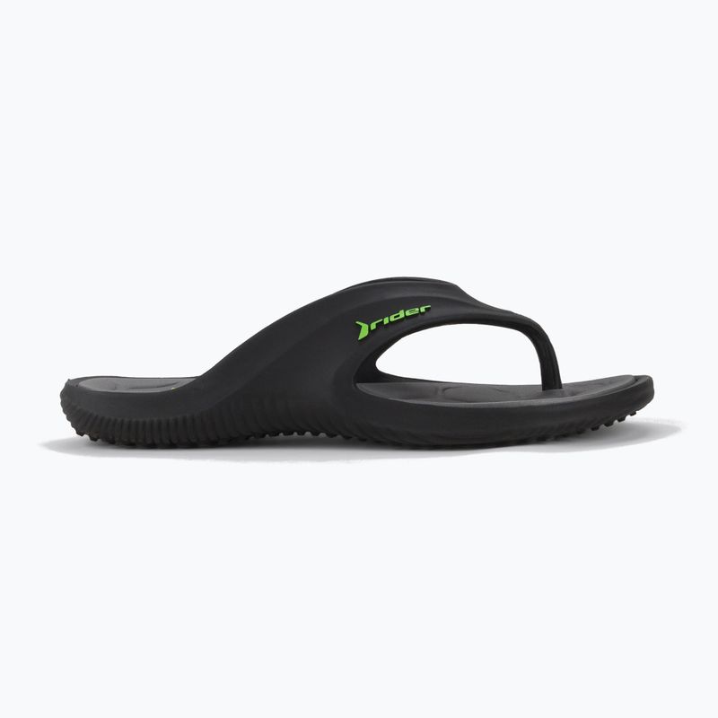 Pánské žabky Rider Cape XVIII black/grey/green 3
