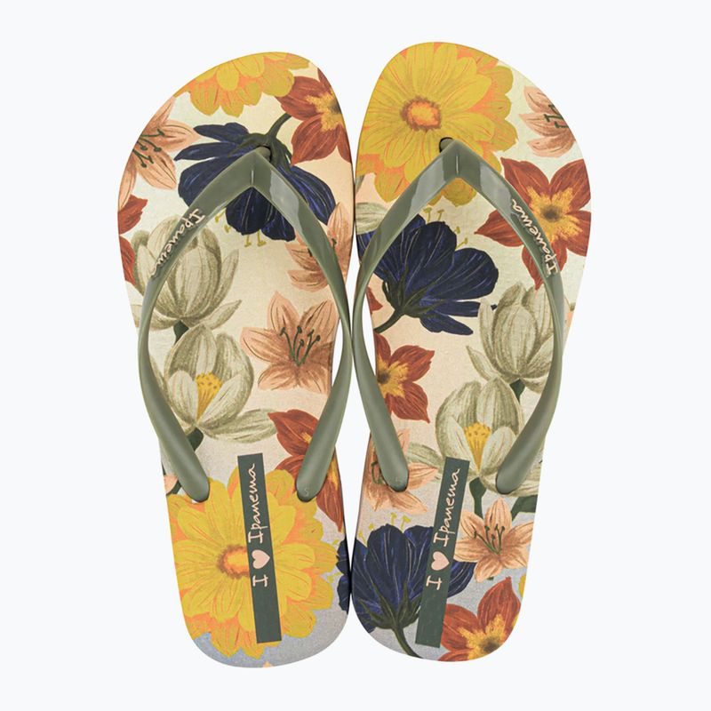 Dámské nazouváky Ipanema Verao Tropical beige/green 2