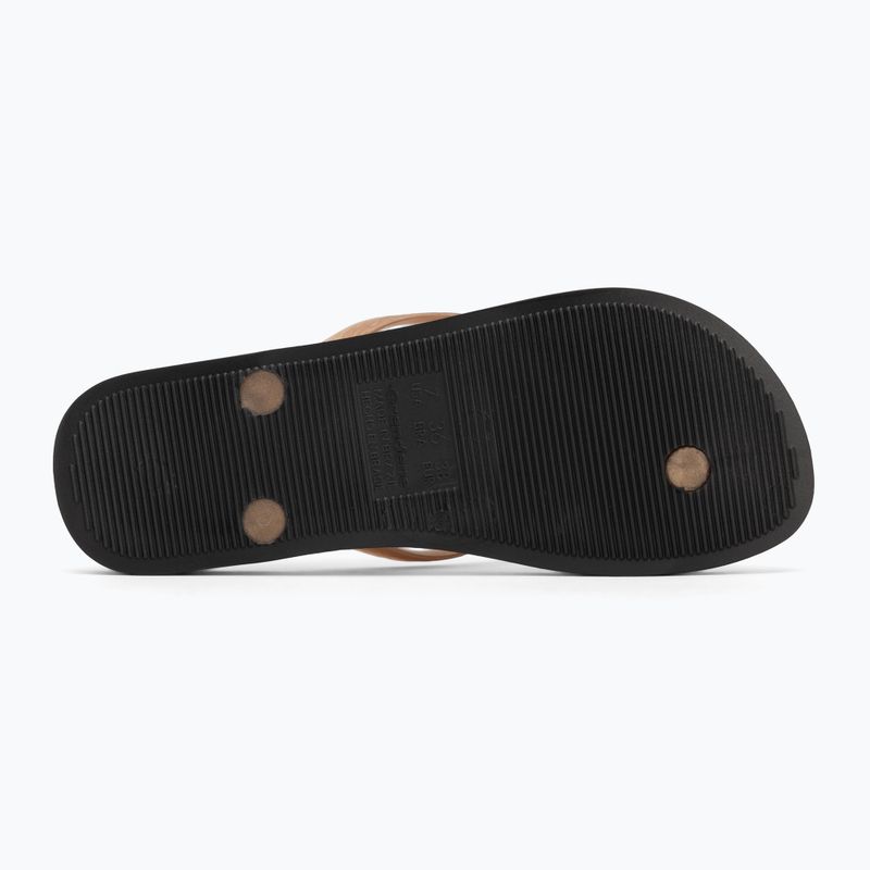 Dámské žabky Ipanema Anat Tan black/gold 4