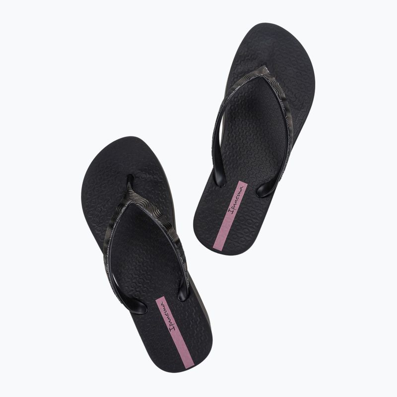 Dámské žabky Ipanema Mesh X Plat black/black/lilac 3