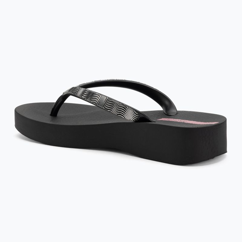 Dámské žabky Ipanema Mesh X Plat black/black/lilac 3