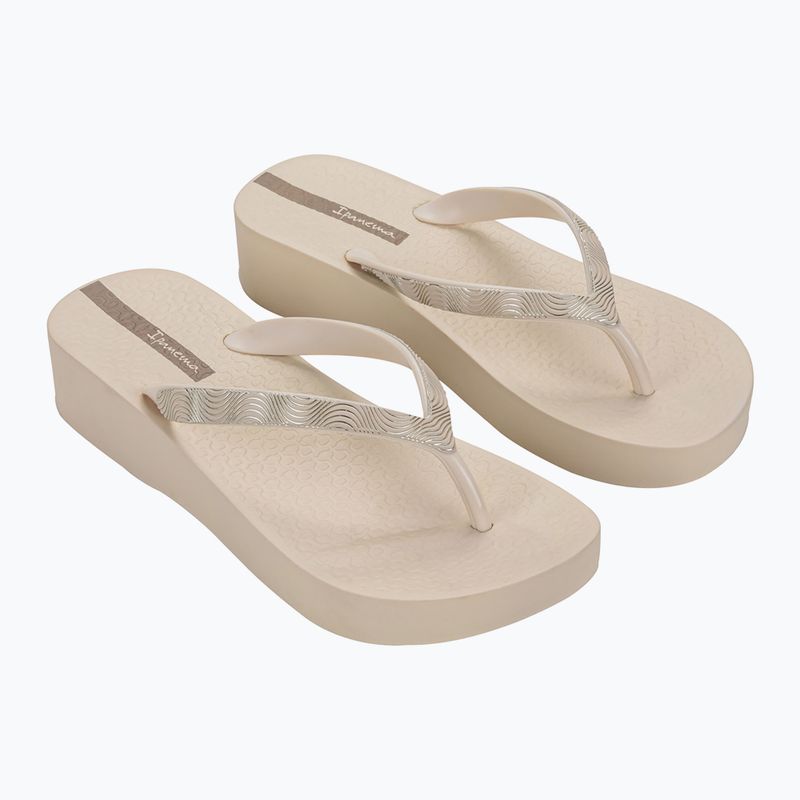 Dámské žabky Ipanema Mesh X Plat beige/beige/brown