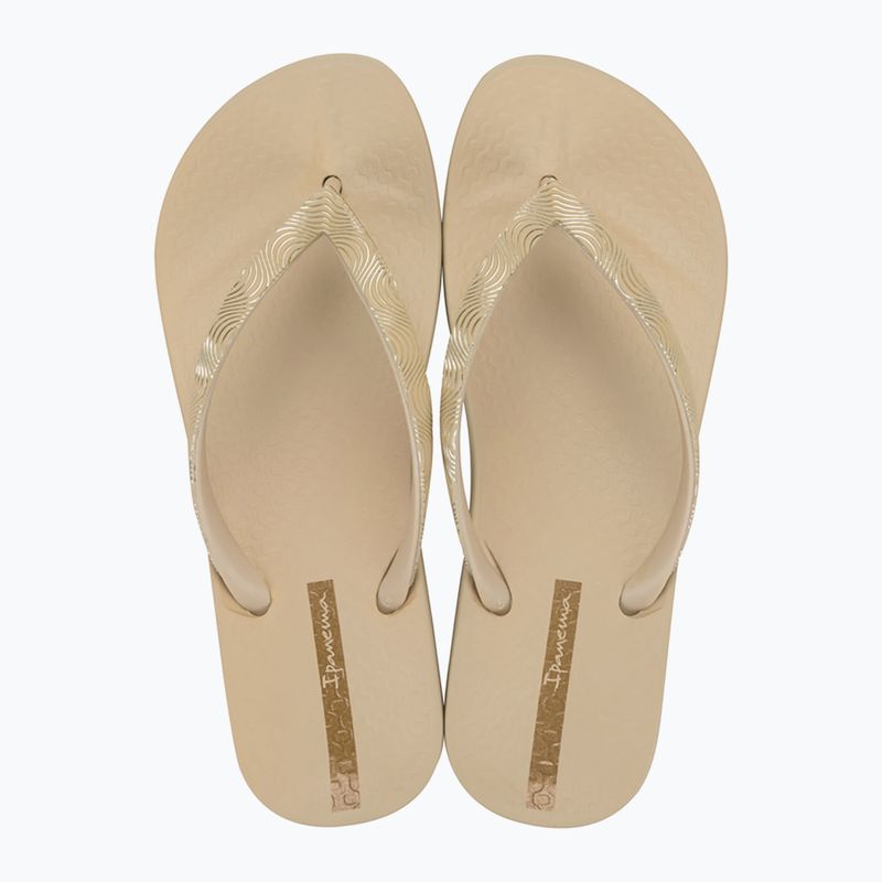 Dámské žabky Ipanema Mesh IX beige/beige/gold 2