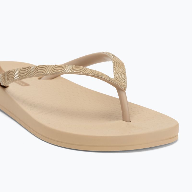 Dámské žabky Ipanema Mesh IX beige/beige/gold 7