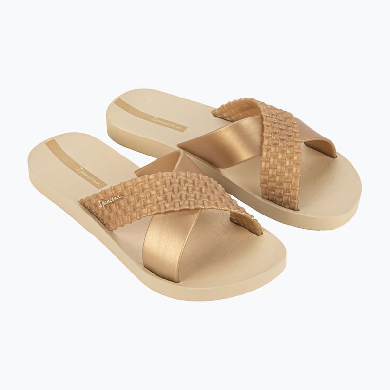 Dámské nazouváky Ipanema Sense Slide beige/gold 8
