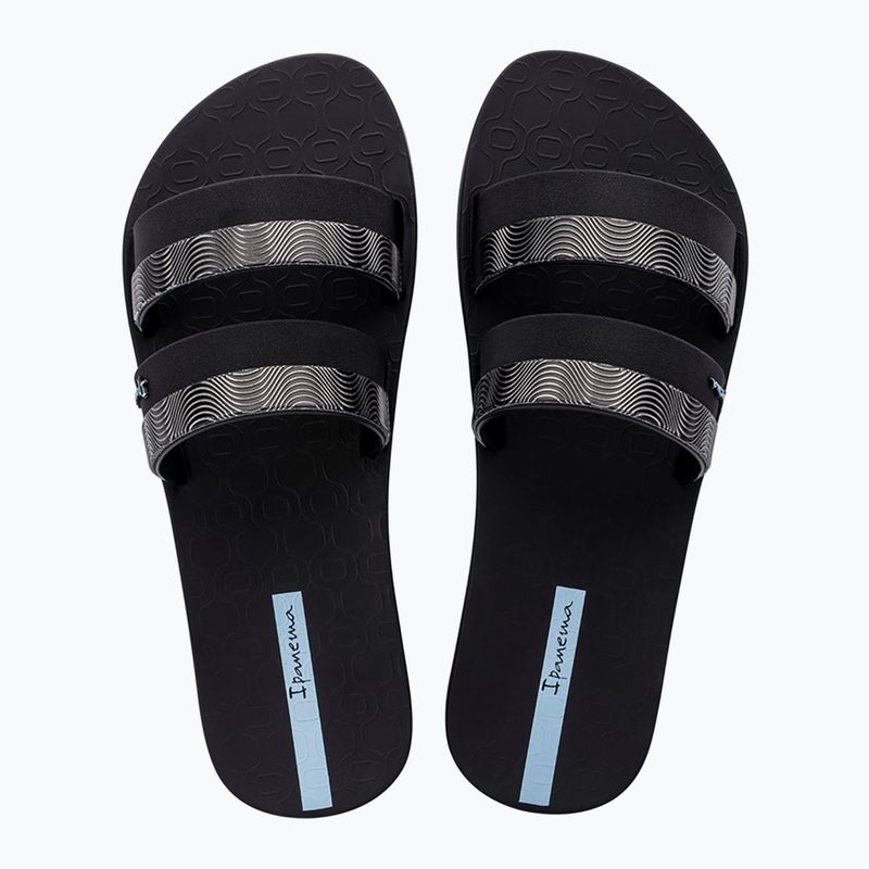 Dámské nazouváky Ipanema Mesh Slide black/blue 2