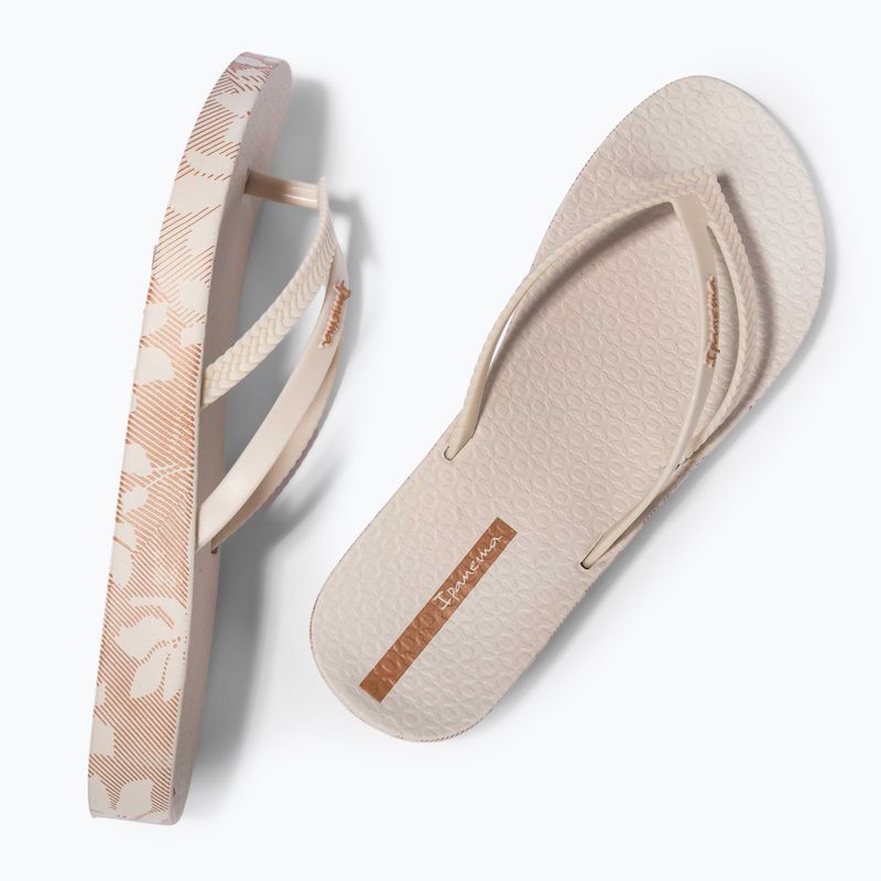 Dámské žabky Ipanema Bossa Soft V beige/light beige 3