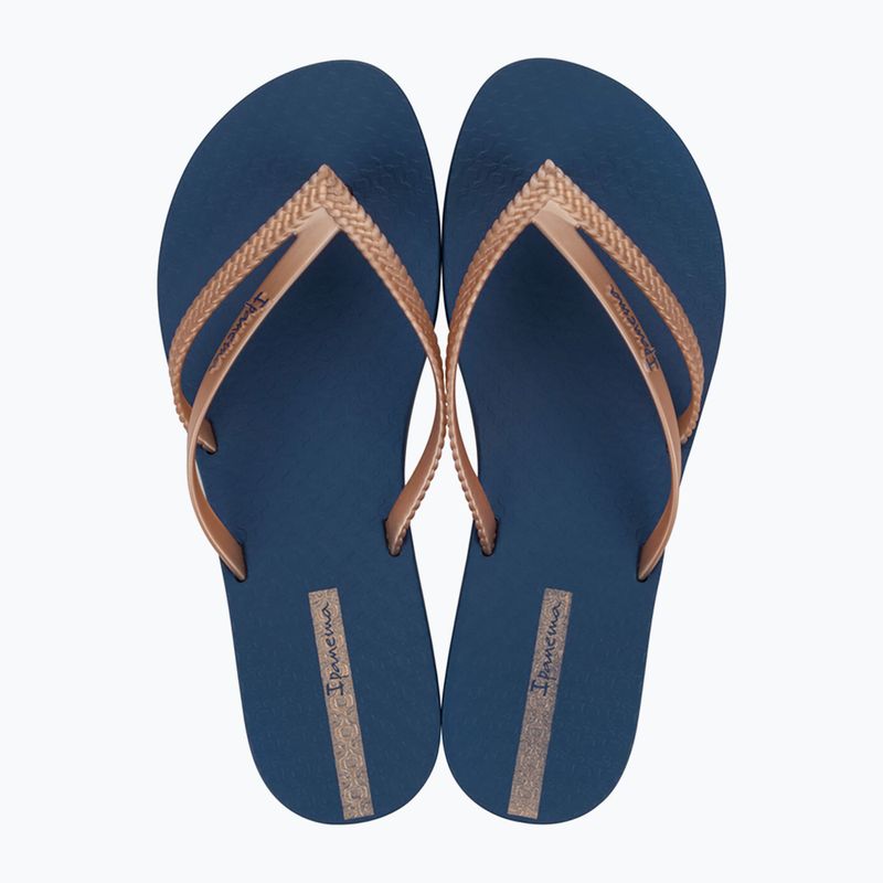 Dámské žabky Ipanema Bossa blue/metallic pink 2