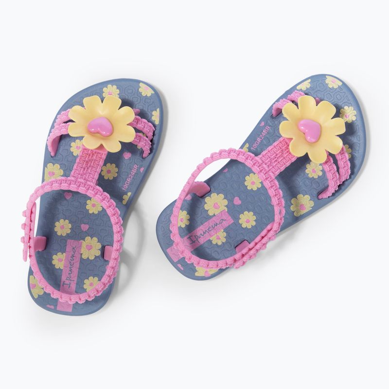 Ipanema Daisy Baby modré/růžové/žluté sandály 3